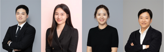 왼쪽부터 입셀 남유준 박사(제1저자), 박나래 박사(제1저자), 가톨릭대학교 임예리 교수(교신저자), 주지현 교수(교신저자)