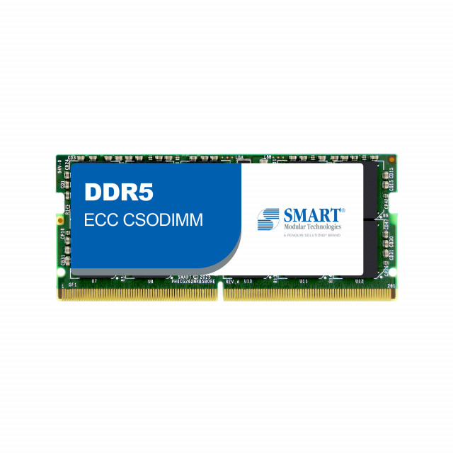 Penguin Solutions new SMART Modular DDR5 SODIMM memory modules deliver rugged performance and extended temperature support for industrial, edge, and telecom applications.