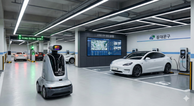 동대문구 스마트 공영주차장 사업 예상도(AI 생성 이미지)