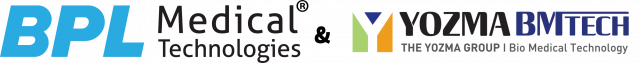 BPL 메디컬 테크놀로지 & 요즈마비엠텍 로고
