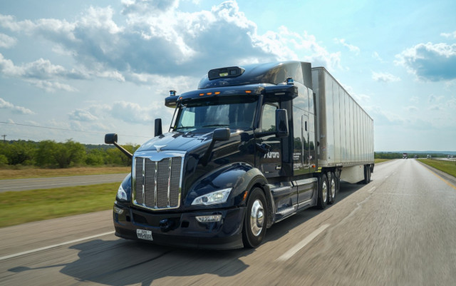 Aurora's driverless truck