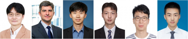 왼쪽부터 이태우 서울대학교 교수, 유리 고고치(Yury Gogotsi) 드렉셀대학교 교수, 주환우 서울대학교 박사, 김현욱 서울대학교 박사과정, 한신정 서울대학교 박사, 장단전(Danzhen Zhang) 드렉셀대학교 박사