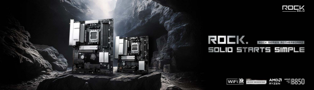 애즈락(ASRock)이 메인보드 신규 라인업 Rock 시리즈를 공개했다. 이 중 한국 시장에는 AMD와 인텔 플랫폼에 대응하는 M-ATX 모델 2종(B850M Rock WiFi(mATX) / B860M Rock WiFi(mATX))을 전략적으로 시장에 공급 가격 경쟁력을 높인다는 계획이다