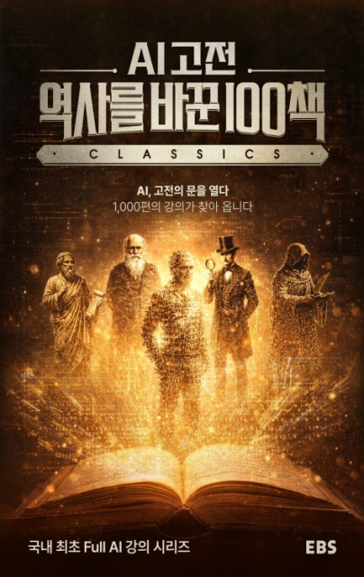 EBS ‘AI 고전, 역사를 바꾼 100책’ 포스터
