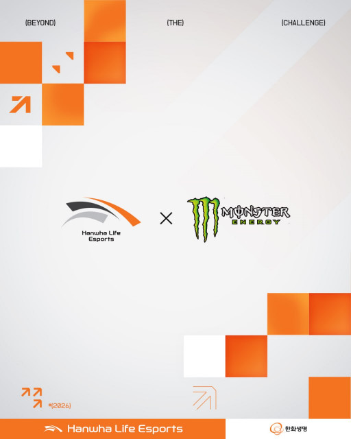 한화생명e스포츠 x 몬스터 에너지 스폰서십 계약 연장