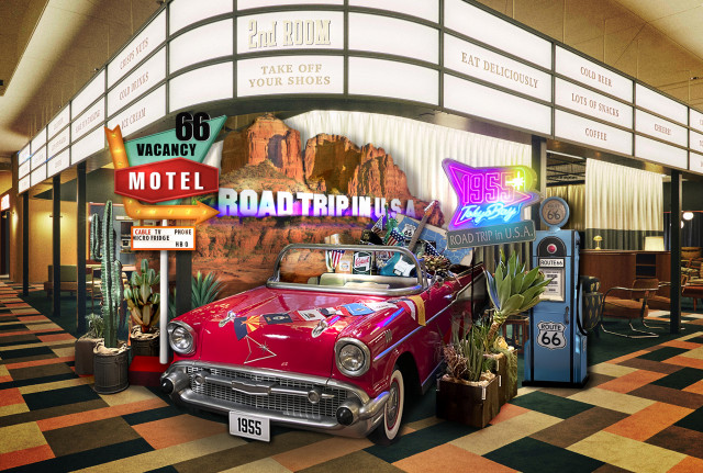 Route 66 드라이브 장면을 모티브로 한 ‘2nd Room’ 포토 스팟 업그레이드