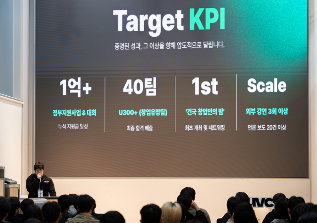 건국대학교 창업지원본부 소속 학생 창업 액셀러레이터 ‘KUVC’가 3월 16일 건국대 신공학관 메이커스페이스센터에서 발대식과 네트워킹 행사를 개최했다