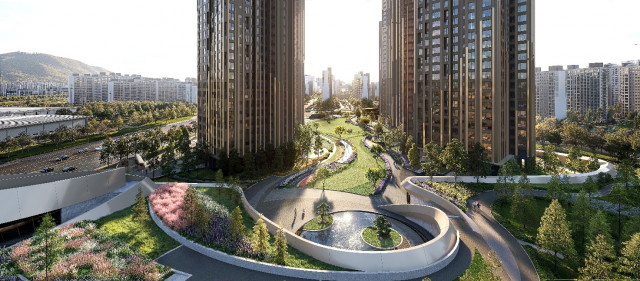 래미안 르네아르 대치, 조경 시설 ‘아티스트리 비스타’