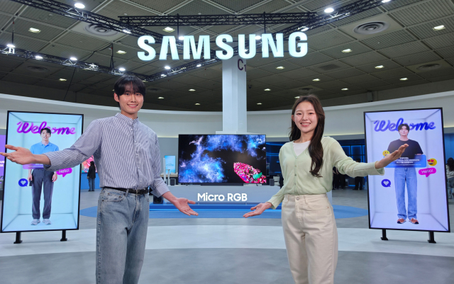 22일 서울 코엑스에서 개막한 ‘2026 월드IT쇼’ 삼성전자관 전경