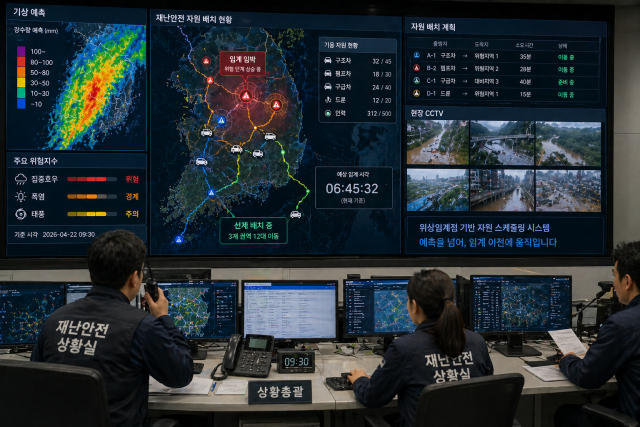 삼십칠점오 위상임계점 기반 재난·산업안전 자원 스케줄링 기술 적용 예측도