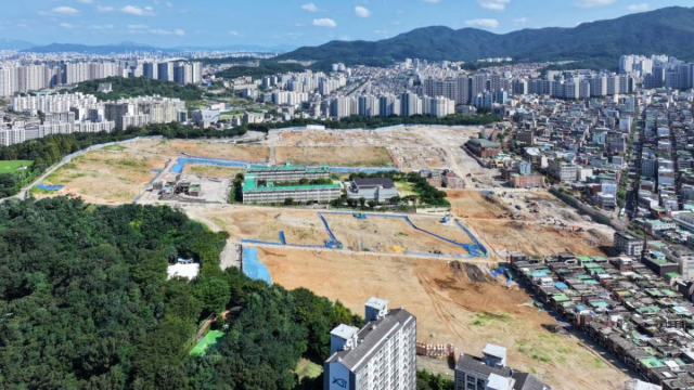 상대원2구역 재개발 현장