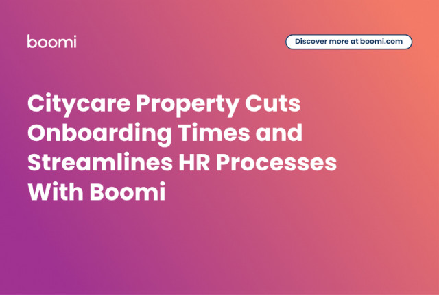 Citycare Property Cuts Onboarding Times and Streamlines HR Processes With Boomi