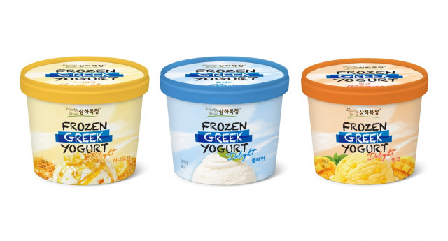 상하목장 프로즌그릭요거트 Delight 아이스크림 3종 제품