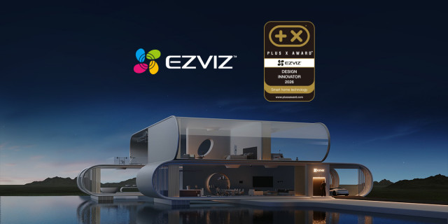 EZVIZ has been recognised as the Design Innovator 2026 in smart home technology by the Plus X Award, receiving its third consecutive honor.