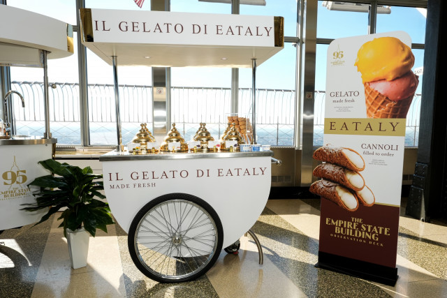Gelato, cannoli, and tiramisù available on the 86th Floor Observation Deck from June 4 through Aug. 31