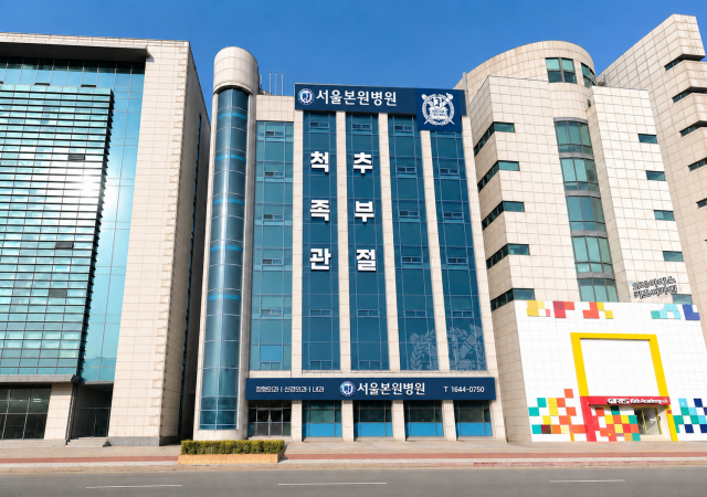 서울본원병원 전경. 서울본원병원은 서울대학교 의과대학 및 서울대학교병원 출신 의료진을 중심으로 척추·족부·관절 중심 진료를 제공한다(사진=서울본원병원)