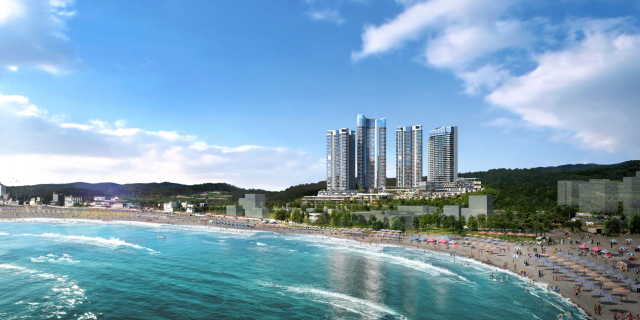 롯데리조트 울산 메인 투시도