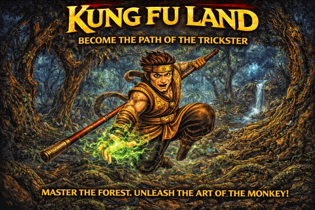 ‘KUNGFULAND’는 싱가포르의 Ajacent Media와 캐나다의 100 Dragons가 공동 제작하며, 싱가포르 정보통신미디어개발청(IMDA)의 지원을 받고 있다(이미지 출처: KUNGFULAND 홍보 포스터)