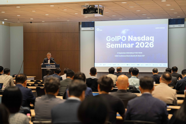 ‘GoIPO Nasdaq Seminar 2026’ 오프닝 세션 현장