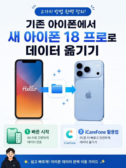 테너쉐어가 새 아이폰 18 프로로 기기를 변경하는 사용자를 위해 기존 아이폰의 데이터를 옮기는 방법을 소개했다