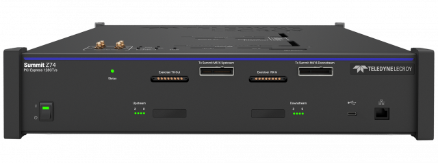 텔레다인르크로이의 업계 최초 PCIe 7.0 프로토콜 시스템 Summit Z74