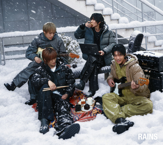 하입비스트 X 리도어 RAINS AW26 푸퍼 재킷 화보