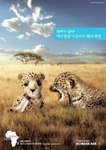 대한항공 CF, 케냐 아기표범 편