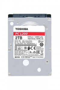 2TB 용량의 2.5인치 모바일 드라이브 내장 도시바 L200 랩톱 PC 하드 드라이브 시리즈