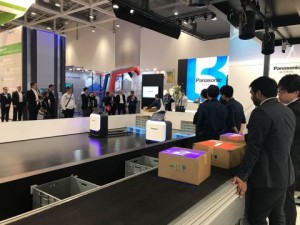 CeMAT 2018에서 전시 중인 파나소닉 비주얼 분류 지원 시스템