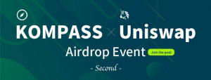 콤파스, 유니스왑을 통해 유동성 공급