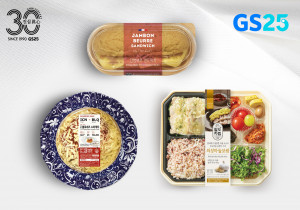 GS25가 선보이는 잠봉뵈르샌드위치, 의성마늘보쌈도시락, 정통볼로네즈스파게티
