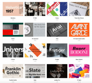 산돌이 ‘헬베티카’, ‘푸투라’ 등으로 유명한 모노타입의 라틴 및 다국어 폰트 서비스를 제공한다