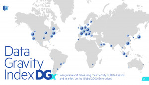 디지털 리얼티가 데이터 중력 지표 연구결과 보고서를 발표했다