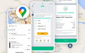 Ntuple launched the Korea railroad ticketing service ga-G in Google maps. ga-G is a smart transportation chatbot service operated by Ntuple with Korail