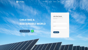에코링크스가 태양광 온라인 플랫폼 사이트를 개발했다