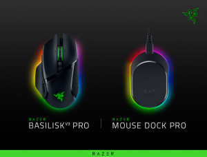 Razer Basilisk V3 Pro & Razer Mouse Dock Pro