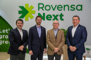 José Alfredo García, Co-COO Rovensa Next, Javier Calleja, incoming CEO Rovensa Group, Eric van Innis, CEO Rovensa Group and Carlos Ledó, Co-COO Rovens...