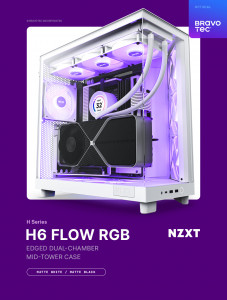 NZXT H6 FLOW RGB Matte White