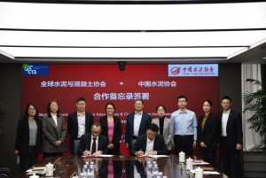 Global Cement and Concrete Association and China Cement Association sign decarbonisation agreement in Beijing (Photo: Business Wire)