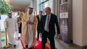 HH Saud bin Saqr attends the opening of the 15th #IWAMRasAlKhaimah and takes part in a fireside discussion that highlights Ras Al Khaimah’s commitment...