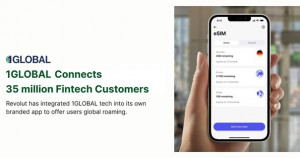 Data Roaming Without Worries, Now in Every App: eSIM Innovator 1GLOBAL gives FinTech its Own Roaming Service. (Graphic: Business Wire)