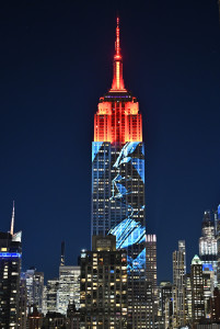 The Empire State Building Unveils Star Wars-Themed Takeover with a Dynamic Light Show, Interactive Fan Experiences, Celebrity Visit, and More (Photo: ...
