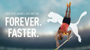 Global sports company PUMA has launched its first worldwide brand campaign in 10 years “FOREVER. FASTER. - See The Game Like We Do” (Photo: Business W...