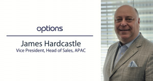 Options today announced the appointment of James Hardcastle as Vice President, Head of Sales, Asia Pacific (APAC). (Graphic: Business Wire)