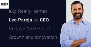 Pareja는 앞서 회사의 최고전략책임자로 있으면서 경쟁이 치열한 부동산 시장에서 eXp Realty의 입지를 다지는 데 결정적 역할을 했다
