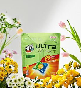 비트 ‘울트라 콤팩트’ 실내건조 캡슐세제(힐링카모마일향)