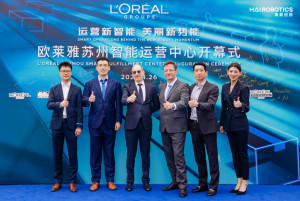 From left to right: Shengdong Xu, Chief Technology Officer (Hai Robotics); Richie Chen, Founder and Chief Executive Officer (Hai Robotics); Jean-Luc L...