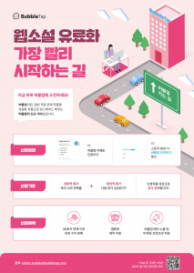 버블탭 버블업 포스터