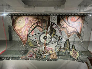 Rukai artist Eleng Luluan's artwork on display at the Govett-Brewster Art Gallery, as part of a collaborative initiative inviting four Taiwanese ...