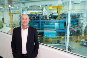 Claude Letourneau, Svante‘s President & CEO at Svante’s World Headquarters, the Centre of Excellence for Carbon Capture & Removal in Vancouver, BC (Photo: Business Wire)